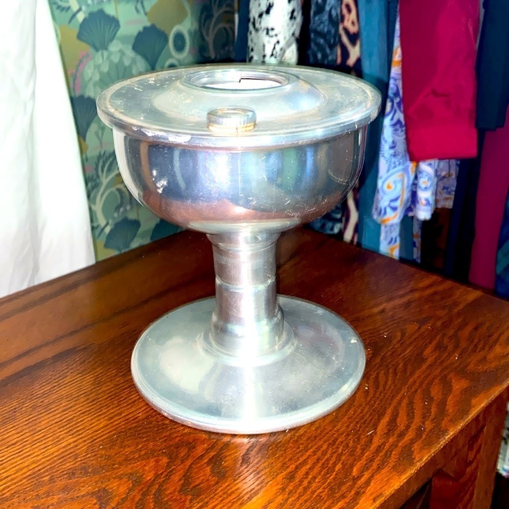 Aladdin Lamp Brushed Aluminum Table Lamp Font Part